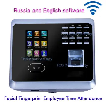 

Biometric Facial Fingerprint Employee Time Attendance UF100PlusLow Cost Face Recognition System Face Employee Time Clock