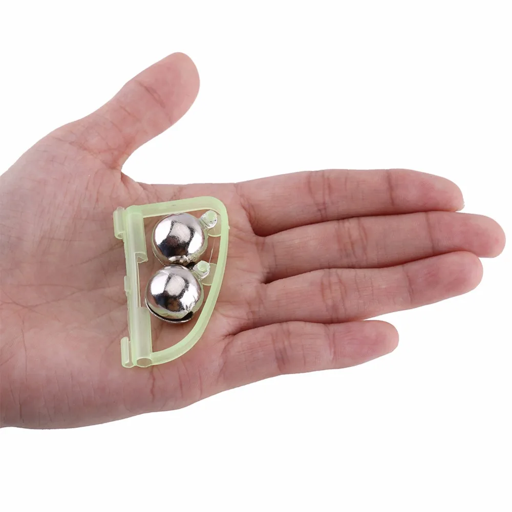 Fishing Rod Bell Clips 5pcs Fshng Bells Clps Fshng Rod Alarm Wth Dual Alert Bells Nght Fish Bites