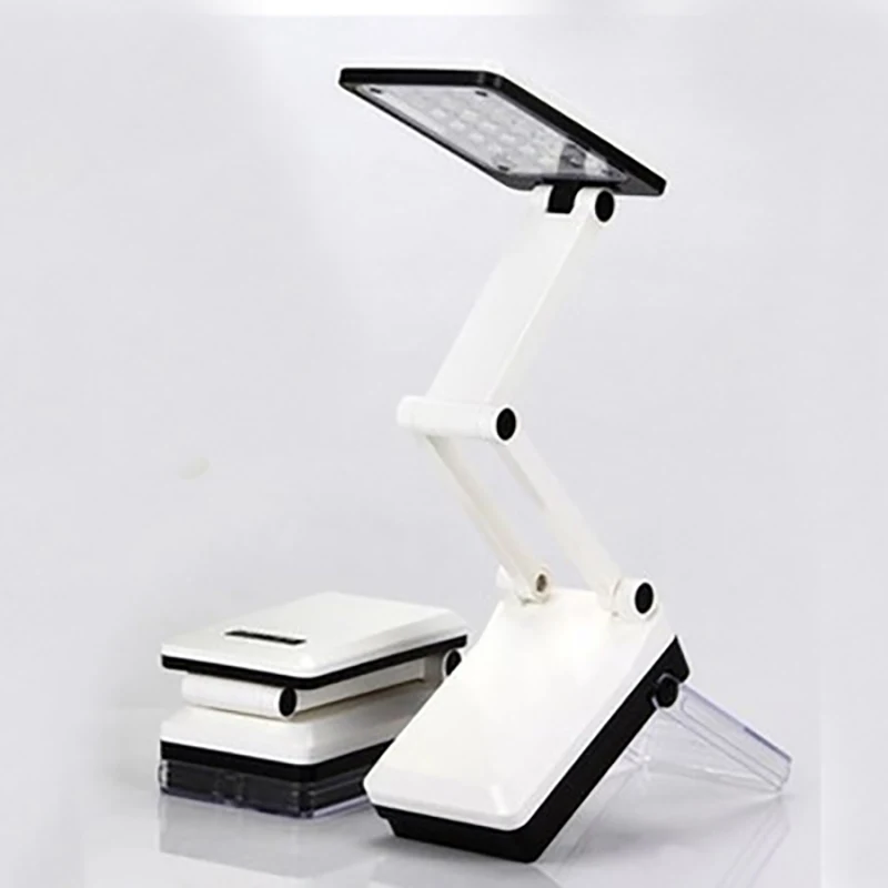 

3-layer 17 LED Desk Lamp Dimmable Light White Light Chargeable Portable Folding Table Lamps For Beauty Manicure Makeup Tattoo