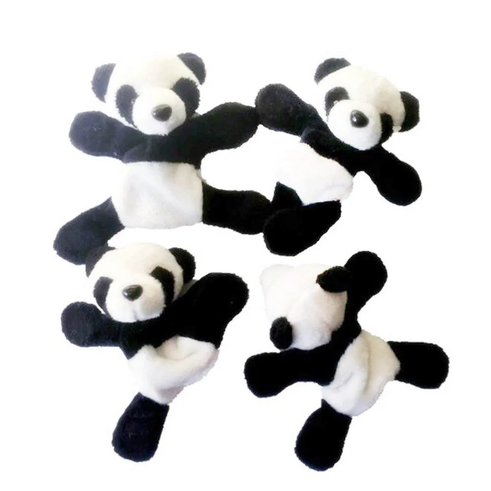 4 PCS Cute Soft Plush Panda Fridge Magnet Refrigerator Sticker Souvenir Decor Animal 3D Dry Erase Board Magnets Or Any Metal Surfaces04