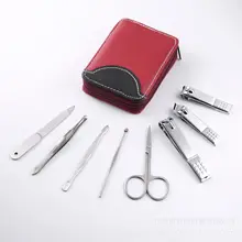 Комплект ножниц для ногтей 8 комплектов инструментов для ногтей, набор маникюрных ножниц для ногтей