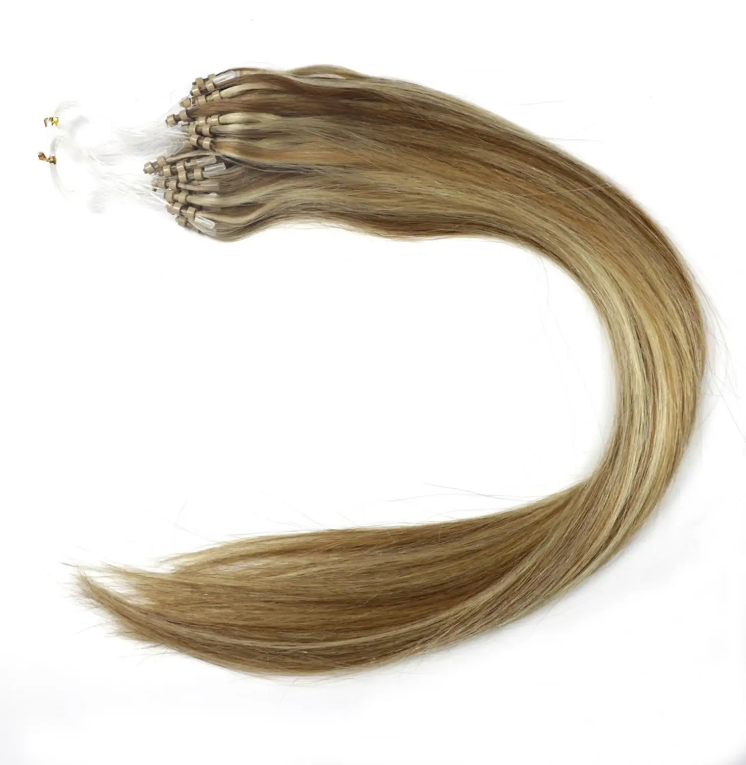 ZZHAIR 1 г/локон 1"-22" машинное производство, волосы Remy на микро кольцах, человеческие волосы для наращивания, капсулы, кератиновые волосы с бусинами, 50 шт/упаковка - Цвет: P12/613