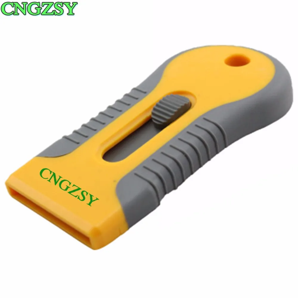 

Safety Razor Scraper Blades with Carbon Steel Blade Mini Knife Window Tints Car Vinyl Film Wrap Glue Dust Cleaning Squeegee E16