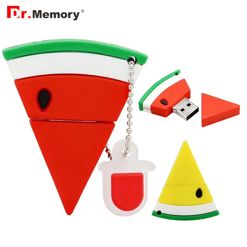Dr. Memory милый арбуз USB флеш накопитель 32 ГБ 16 8 4 с высокой скоростью для
