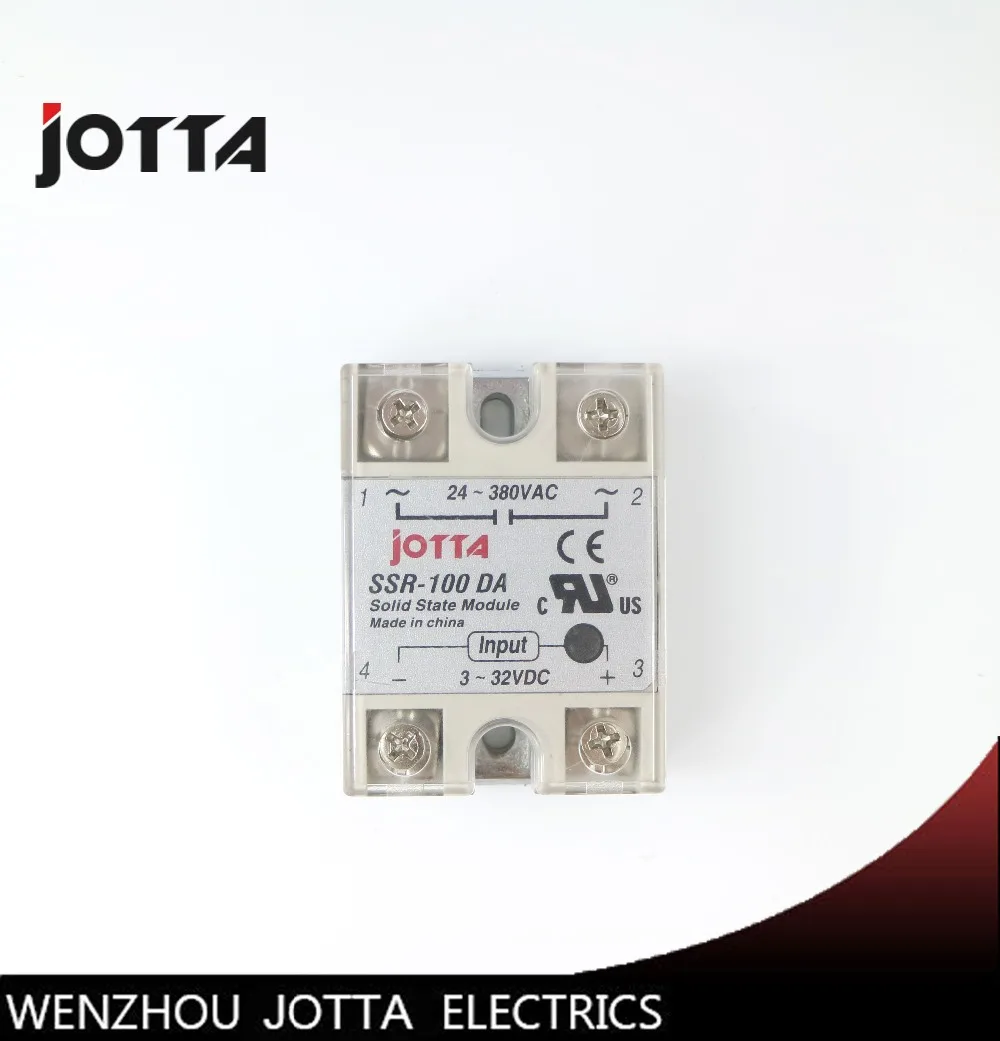 

SSR -100DA DC control AC SSR white shell Single phase Solid state relay