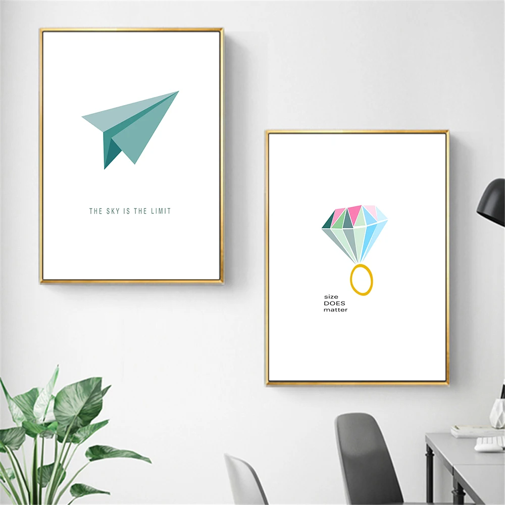 Avi-o-de-papel---a--Voar-Mais-Alto-Motivacional-Pintura-Da-Lona-Retratos (1)
