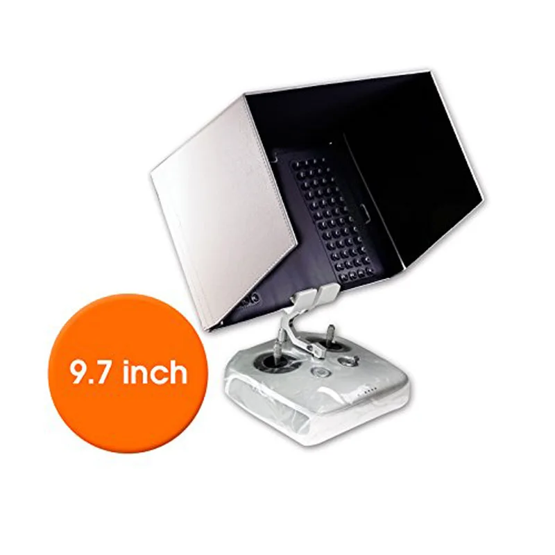 

Fits iPad Air 2, Air, 9.7" Tablet FPV Monitor Sunshade Sun Hood for DJI Phantom 3 Transmitter Remote Quick Release iPad Holder