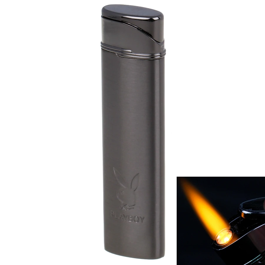 Fashion Metal Windproof Lighter torch Jet Yellow Flame Inflatable