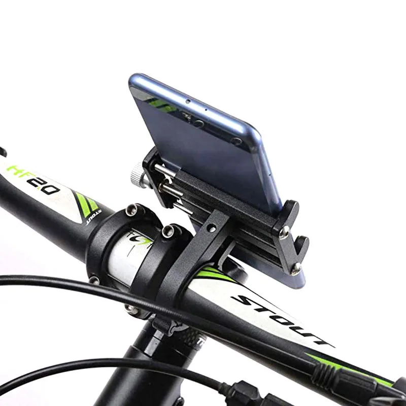 Алюминиевый универсальный велосипедный держатель для телефона MTB горный велосипед мотоцикл руль зажим подставка для 3,5-6,5 дюймов gps IPhone