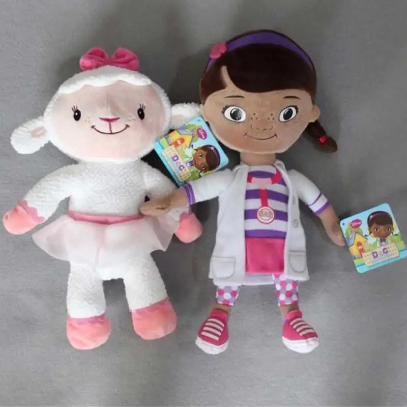 Doc McStuffins Toys Lambie Stuffy Hallie Chilly Boppy Findo Gabby Giraffe Squeakers Whispers Cute Mini Plush