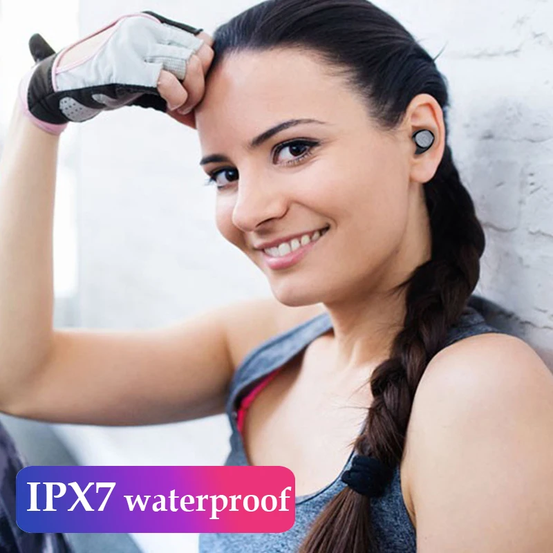 YUNAO SS2  Wireless Bluetooth Earphone call mic CVC8.0 noise canceling Bluetooth automatic connection Waterproof Sport Earphone