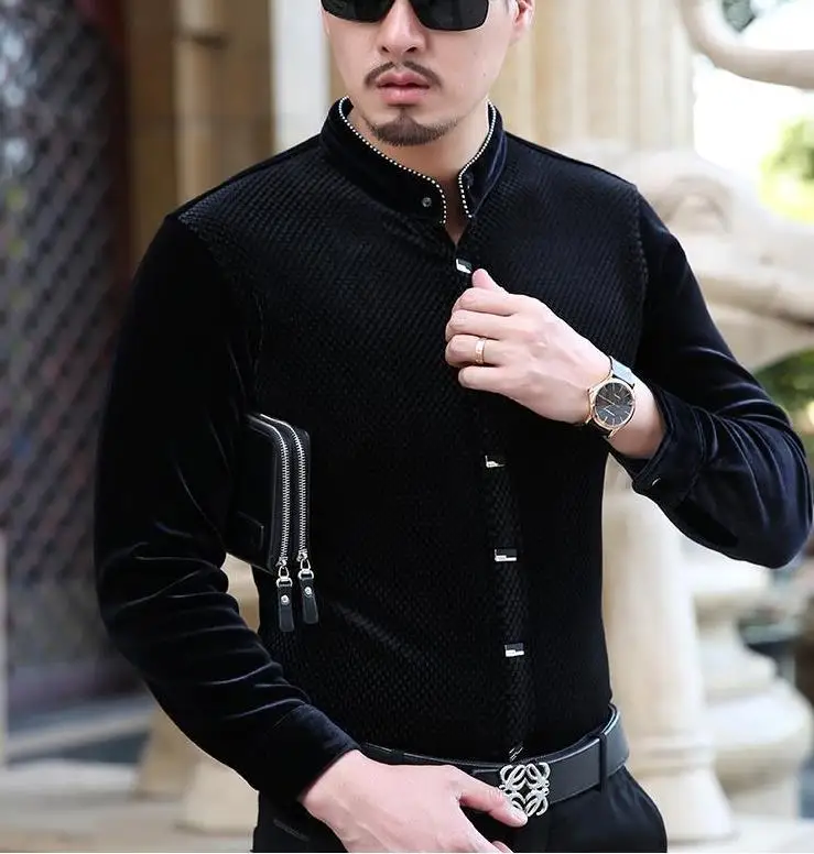 Купить Черную Шелковую Рубашку Мужскую