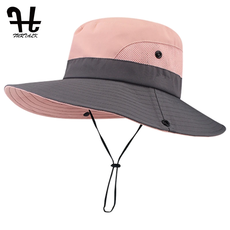Womens Ladies Short Brim Summer Sun Hat With Animal Print Scarf 2 Sizes