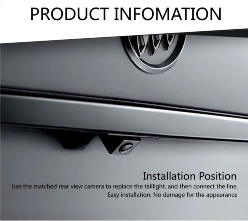 Автомобильная камера заднего вида/ночное видение/RCA и оригинальный экран