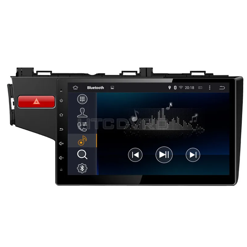 Clearance YMODVHT 10.1inch Octa Core 4GB+32GB Android 9.0 Car DVD Player for Honda FIT / JAZZ 2014- Radio Stereo GPS Navigation 5