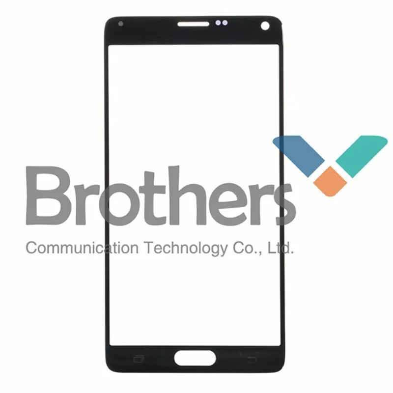 SAM1093 Black New replacementouter front glass top lens touch digitizer For Samsung Galaxy Note4 Note 4 n9100  (1)