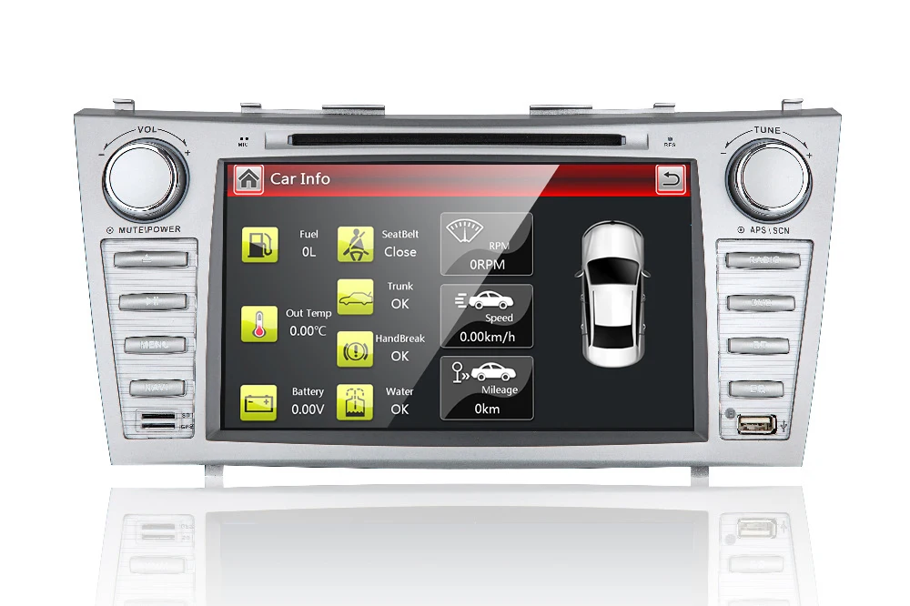 Flash Deal 8" Car DVD player with GPS BT/TV USB SD AUX,audio Radio stereo,Car multimedia headunit for TOYOTA CAMRY 2007 2008 2009 2010 2011 4