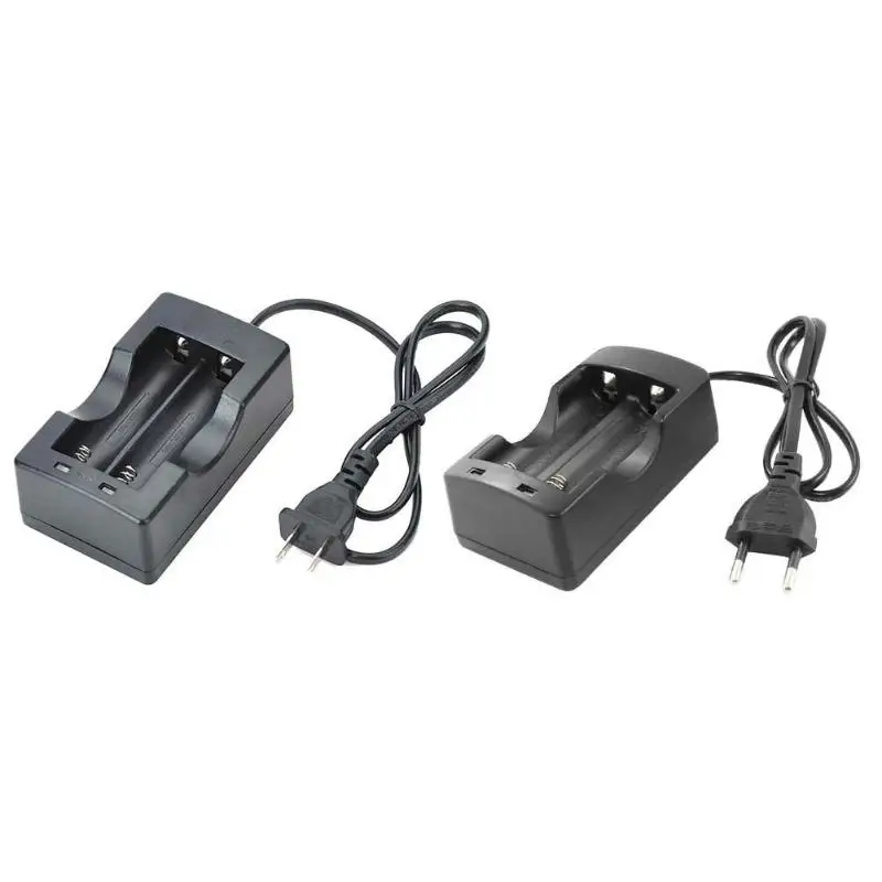 

Dual Battery Charger 18650 Li-ion Battery Dual Slot Plug Charger for Torch