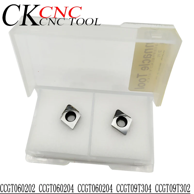 1 шт. CCGT060202 CCGT060204 CCGT09T304 CCGT09T302 PCD CBN Токарные Вставки алмазные инструменты высокая