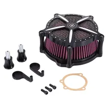 Modified Air Cleaner Intake Filter For Harley Softail Dyna Glide Rocker 04-07 Motorcycle Parts