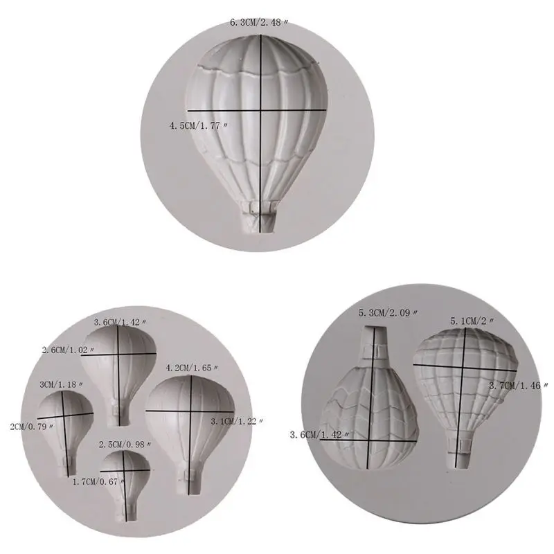 Милый воздушный шар бисквит форма для тортов печенья выпечки силиконовая форма легко чистить