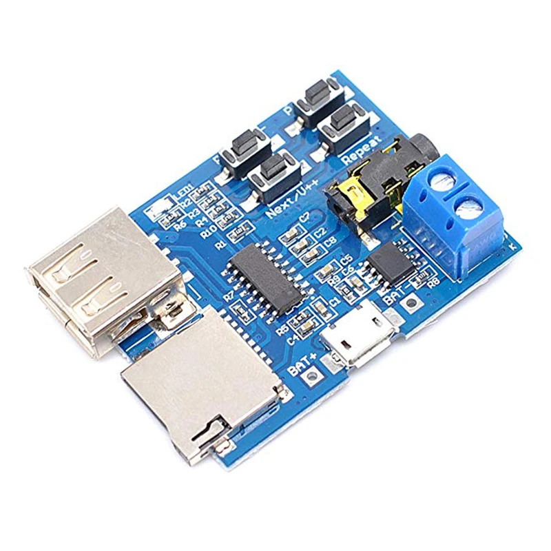 mp3 format decoder board module amplifier decoding (4)