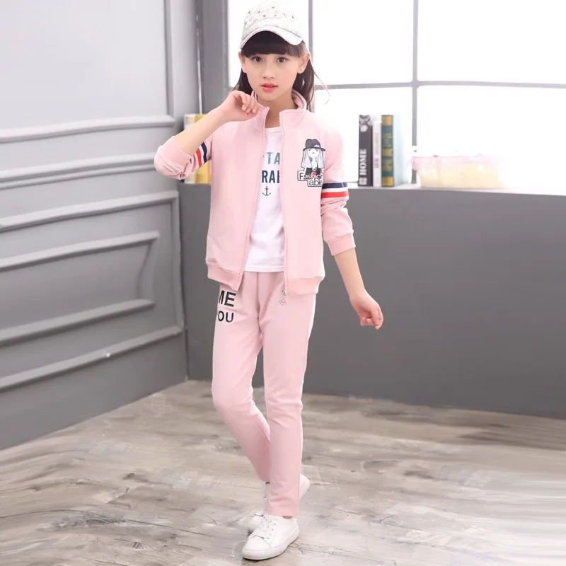 2 шт. спортивный костюм для девочек на Возраст 4 14 лет|clothes girls|children clothesgirls clothes |