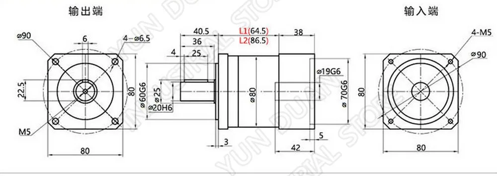 10:1 скорость NEMA32 80 мм планетарный редуктор 7Arcmin редуктор для Delta Yaskawa Panasonic Siemens серводвигатель CNC