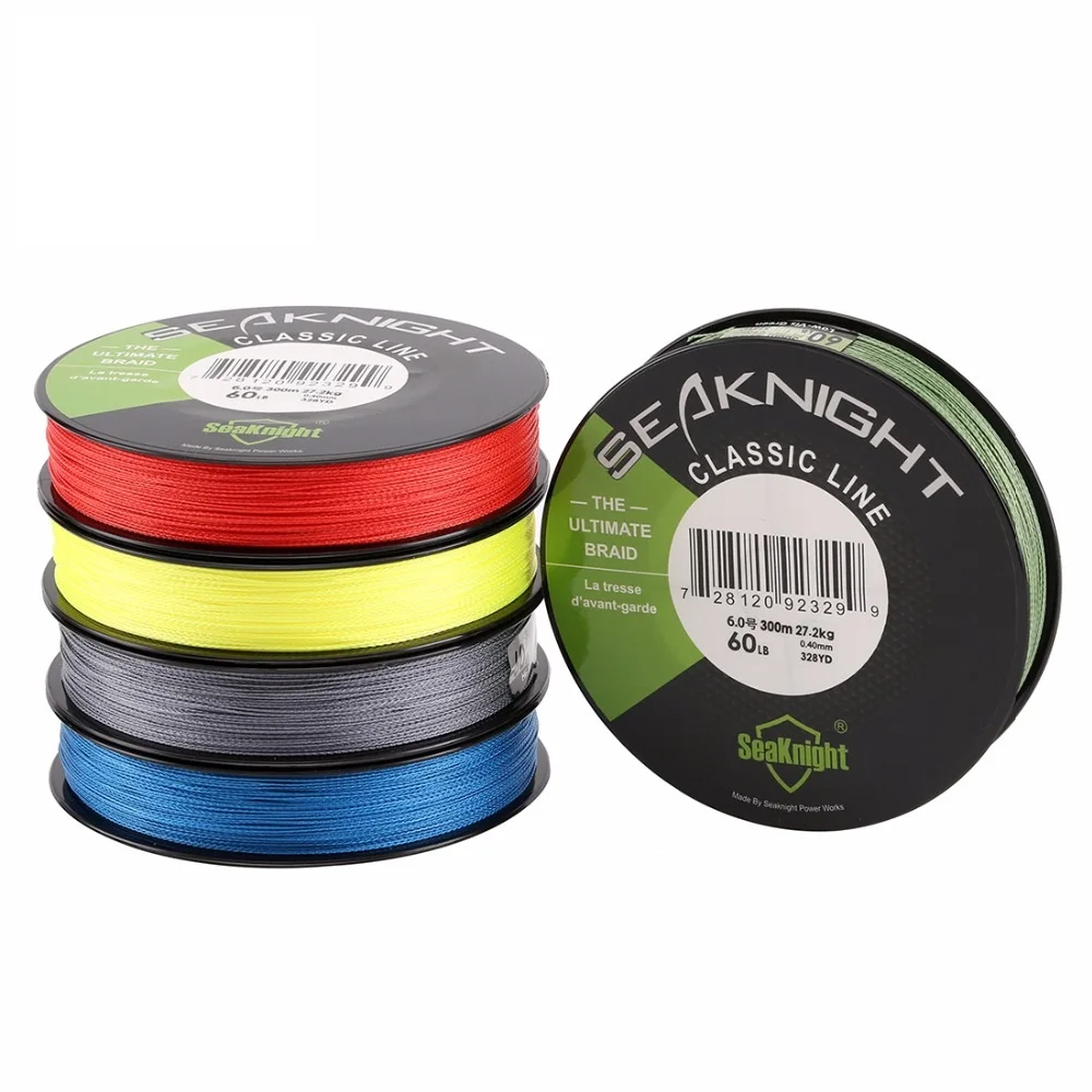 Qualiy جيد الكلاسيكية 300 متر 4 السواحل الجديل multifilament حبل مضفر خط الصيد سوبر قوية 6-80LB 4 ينسج المالحة الصيد