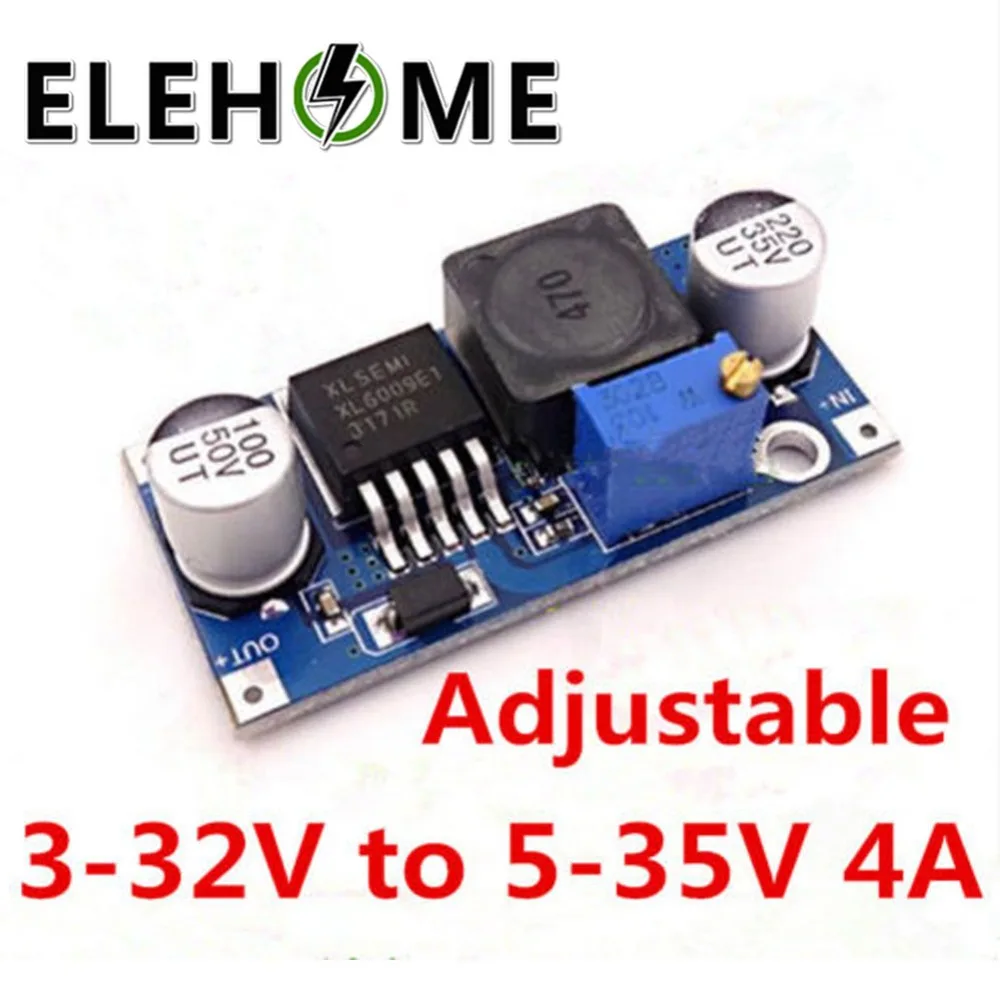 

XL6009 DC-DC Boost Module Step Up Boost Buck Power Supply Module 3.8-32V To 1.25-35V Voltage Regulator Converter XF55