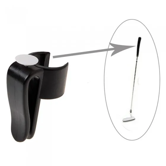 Golf Bag Clip On Putter Clamp Holder Putting Organizer Club Ball Marker