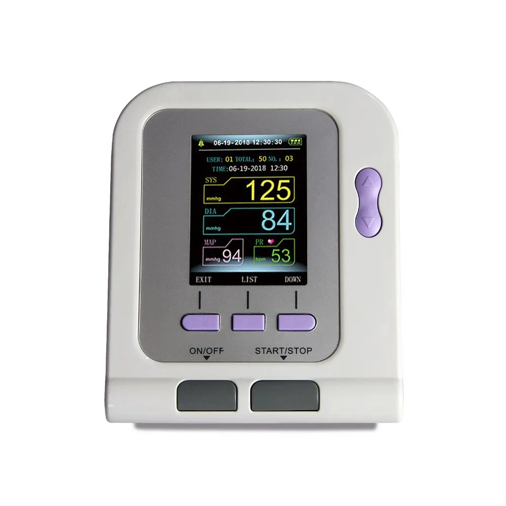USA FDA Contec Digital Blood Pressure Monitor +Adult SPO2 +Color LCD CONTEC08A | Красота и здоровье