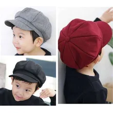 1 шт. детские дети младенец Начинающий ходить малыш купол берет кепки головные уборы восьмиугольная детская шляпа Берет Бейсболка для девочек мальчик голова аксессуары
