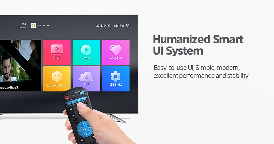 Leadcool QHDTV IPTV Francja Box 1 rok kod IPTV Hiszpania francuski Belgia Holandia Android 7,1 TV Box arabski Francja IPTV Top Box -