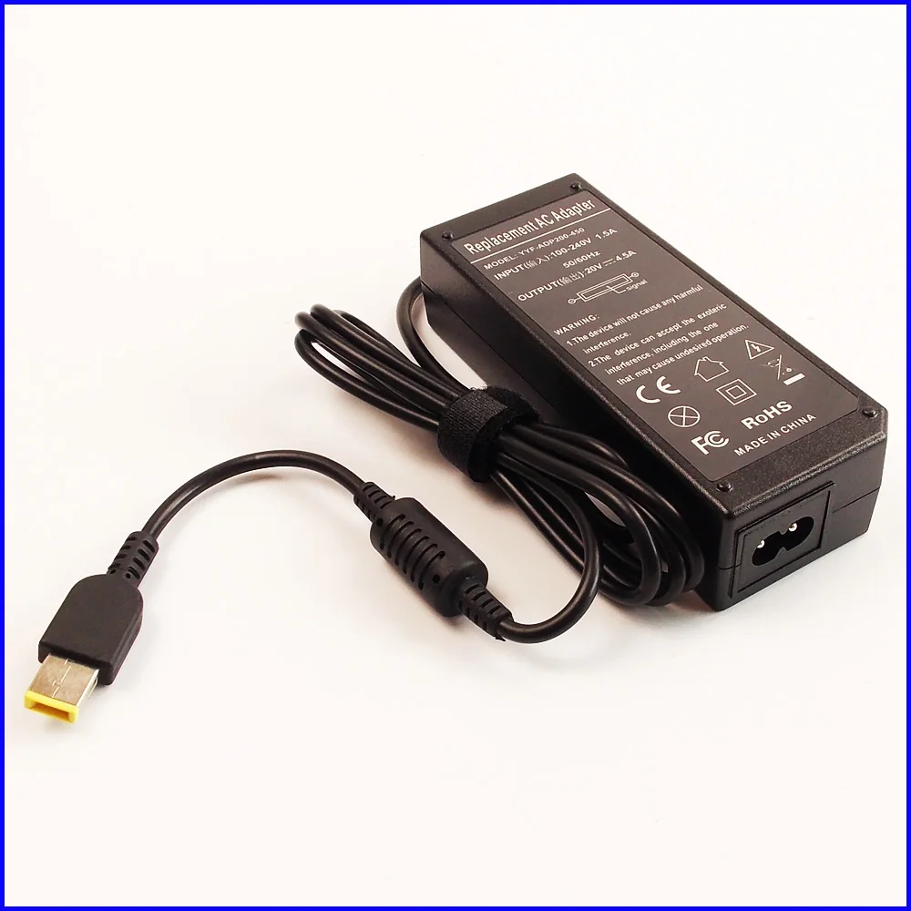 20V 4.5A адаптер переменного тока питания для ноутбука Зарядное устройство для lenovo Thinkpad ADLX90NDC3A ADLX90NCC2A ADP-90XD B ADLX90NLC2A 45N0236 45N0237 0B47000