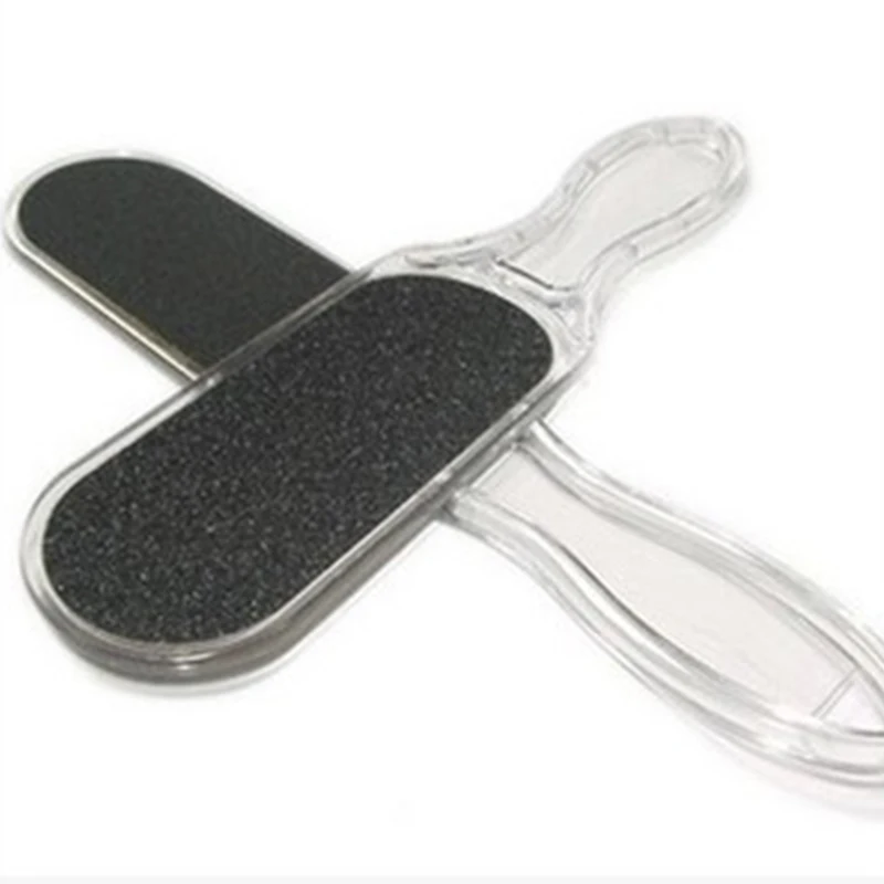 New Nail Foot Care to Die Leather Foot File Double sided Transparent