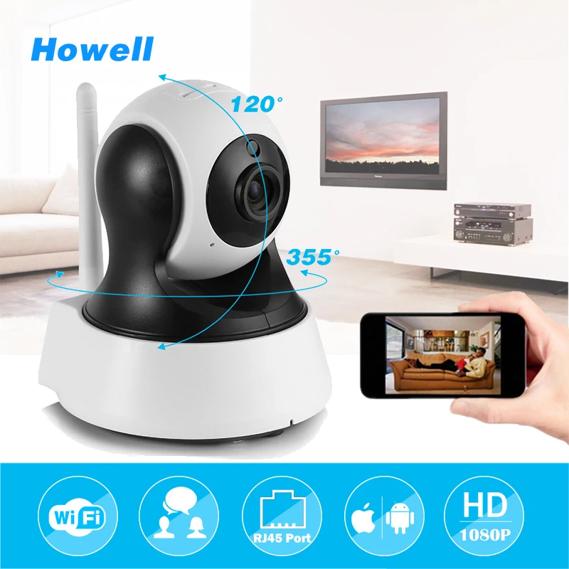 Howell Surveillance Camera HD 1080P IP Home Security Camera CCTV Wifi Mini Camera Baby Monitor Fake Camera IP Cam Two ways Audio camera : image Howell Surveillance Camera HD 1080P IP Home Security Camera CCTV Wifi Mini Camera Baby Monitor Fake Camera IP Cam Two ways Audio camera