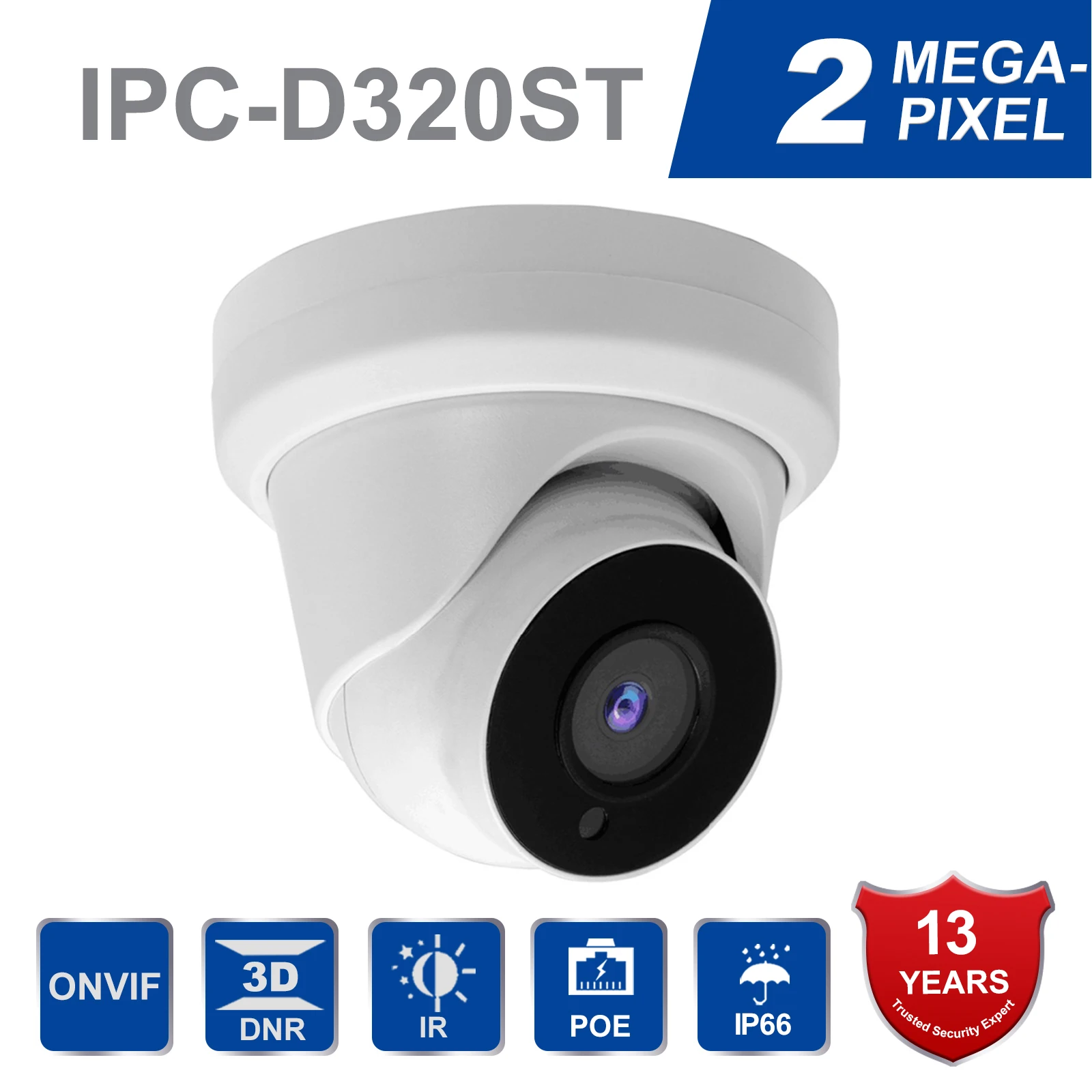 

In Stock 2MP Startlight 5X Zoom lens IP Camera POE IP Cam IP66 H265 WDR Plug & Play with Hikvision NVR with Sony CMOS Sensor