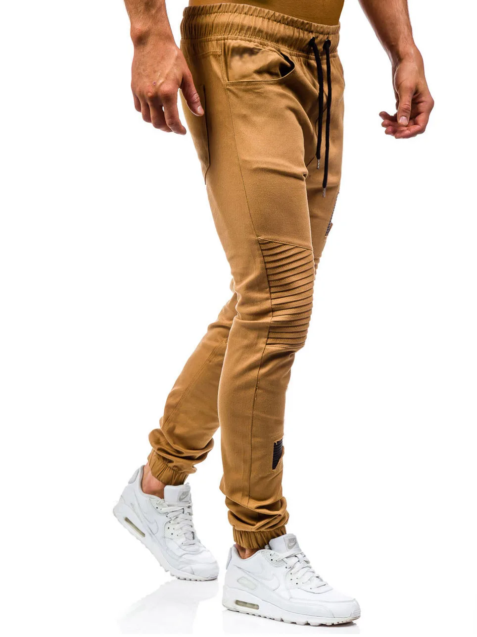 Мужские штаны новые нашивки военные хип-хоп шаровары, штаны для бега, штаны для мужчин s джоггеры штаны со складками хип-хоп спортивные штаны XXXL