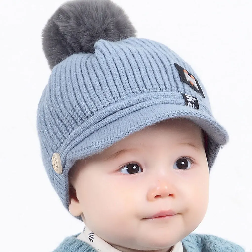 

Winter Hot Cute Toddler Kids Girl Boy Baby Infant Winter Warm Crochet Knit Hat Beanie Cap Kids Boys newborn photography props