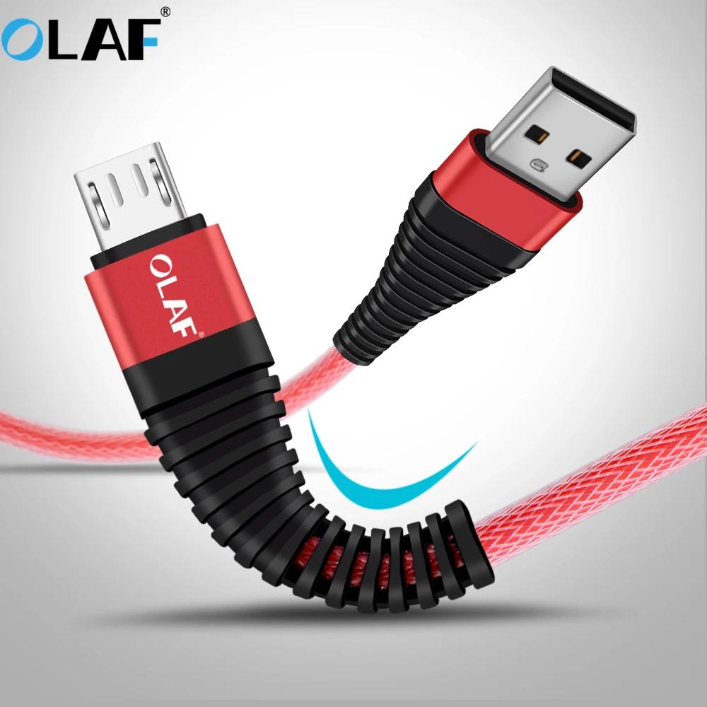Кабель Micro USB Olaf для зарядки и передачи данных samsung Xiaomi Redmi Note 5 Sony LG зарядное