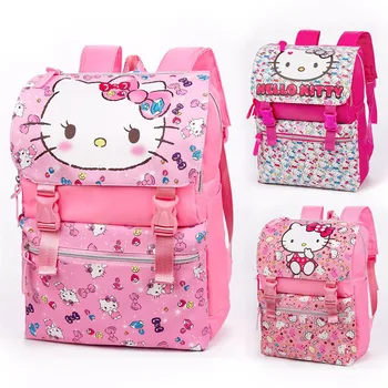 

New Arrival Pink Series KT Large Capacity Backpack Zipper Buckle Leisure Travel Female Students Waterproof Bag