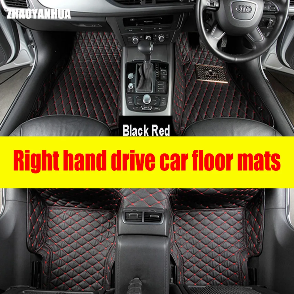 ZHAOYANHUA Right hand drive car car floor mats specially for Lexus RX 200T 270 350 450H NX ES GS IS LX 570 GX460 LS460 LS600H L