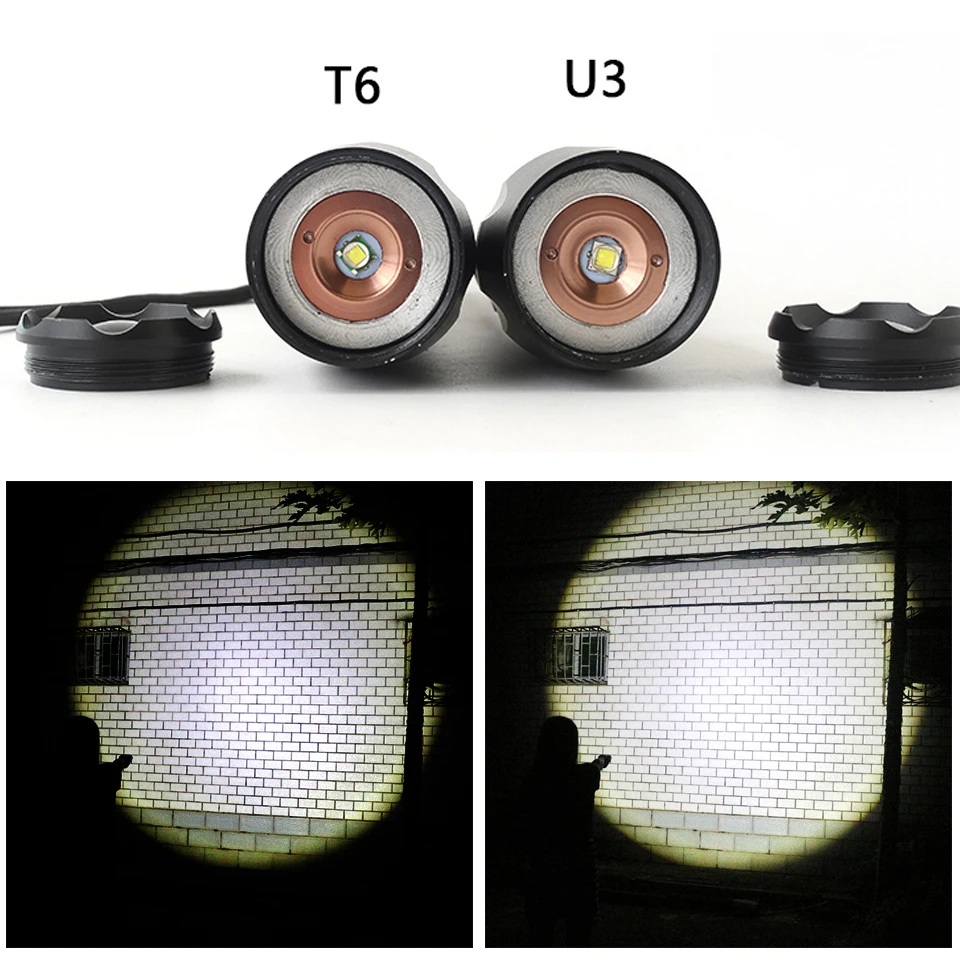 Охотничий светодиодный фонарик XM-L2 U3 XM-L T6 linterna 4000 люмен 18650 или AAA батарея тактический фонарь