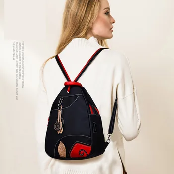 

Fashion Backpack Women Nylon School Bags for Teenage Girls Usb Charging Practical Functional Travel Female Backpack Shoulder Bag