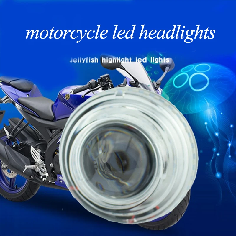 

1pcs Motorcycle led Headlights bulb 15W 24V motor auxiliary driving lights spotlights 6500K 1800LM Headlamp Motorbike fog lamp