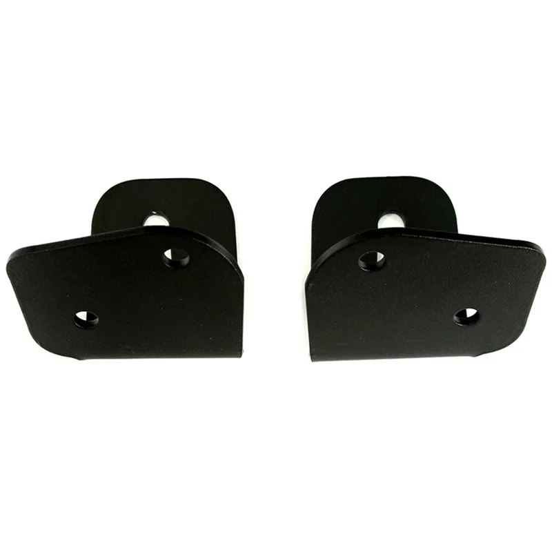 

2Pcs Black Aluminum Work Light Windshield Mounting Bracket For Jeep/Wrangler JK 2007-2016