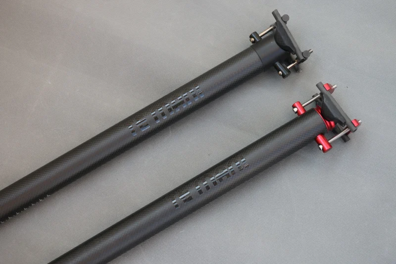 

2017 TEMANI Bicycle Seatpost 3K T800 Full Carbon BMX/Folding Bike Seat Post Tube Ultralight Straight Seatpost 33.9/34.9*580mm