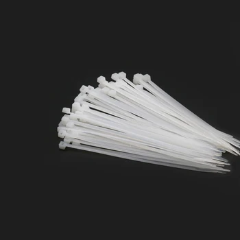 

Free shipping 100Pcs width5.2mm 8*450mm Self-Locking White BlACK acidproof Nylon Wire Cable Zip Ties.cable ties
