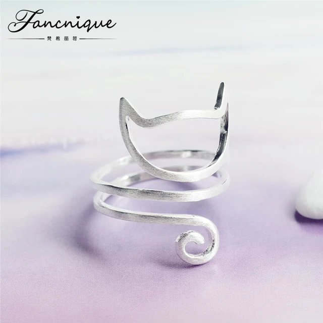 925 Sterling Silver Twine Cat Ring Young Girl Jewelry 925 Sterling Silver Rings 925 Sterling Silver Twine Cat Ring Young Girl Jewelry 925 Sterling Silver Rings